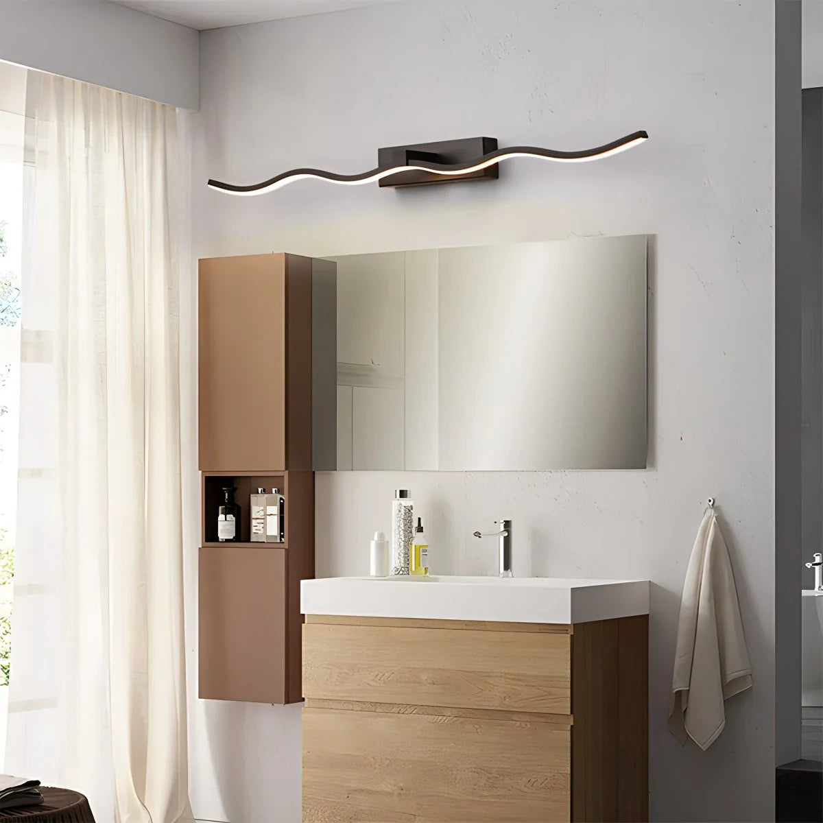 Feyran Linear Vanity Bathroom Wall Sconce For Mirror