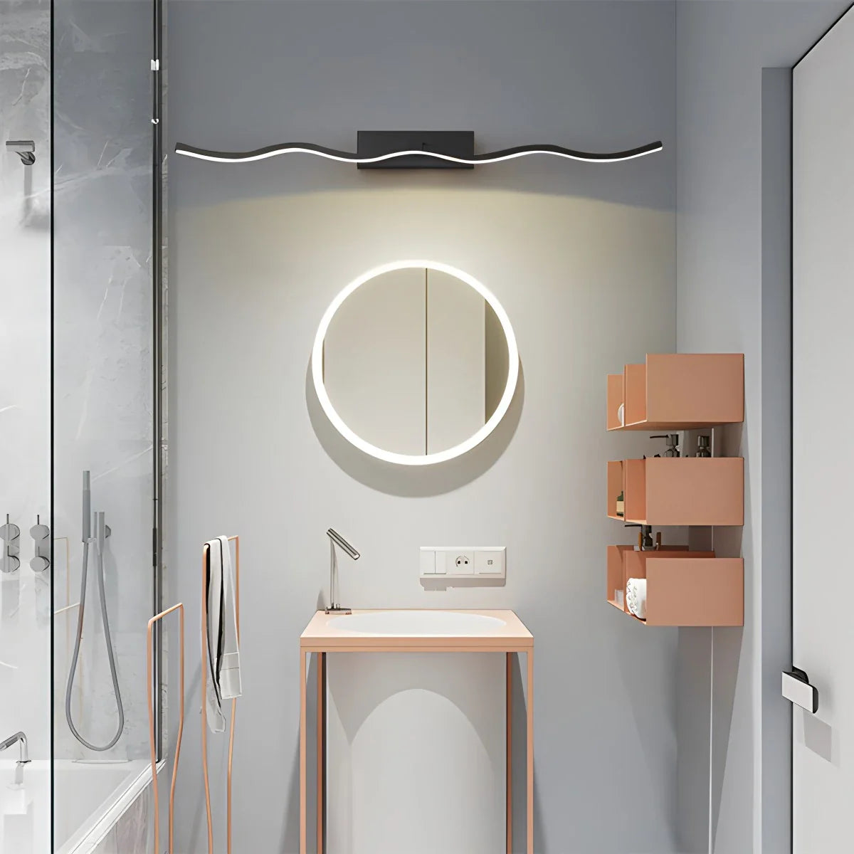 Feyran Linear Vanity Bathroom Wall Sconce For Mirror