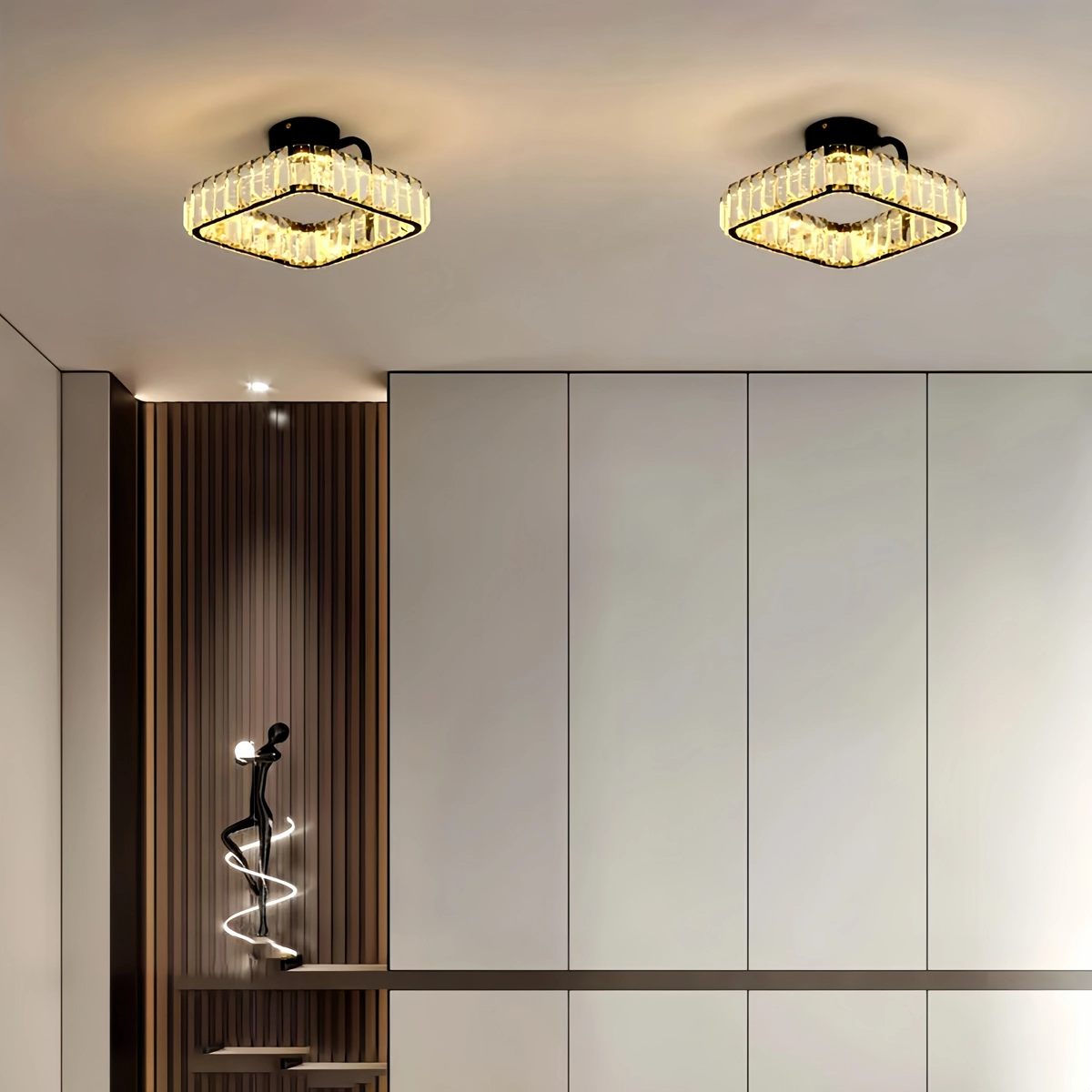 Feyran Loft Crystal Ceiling Lamp for Living Room