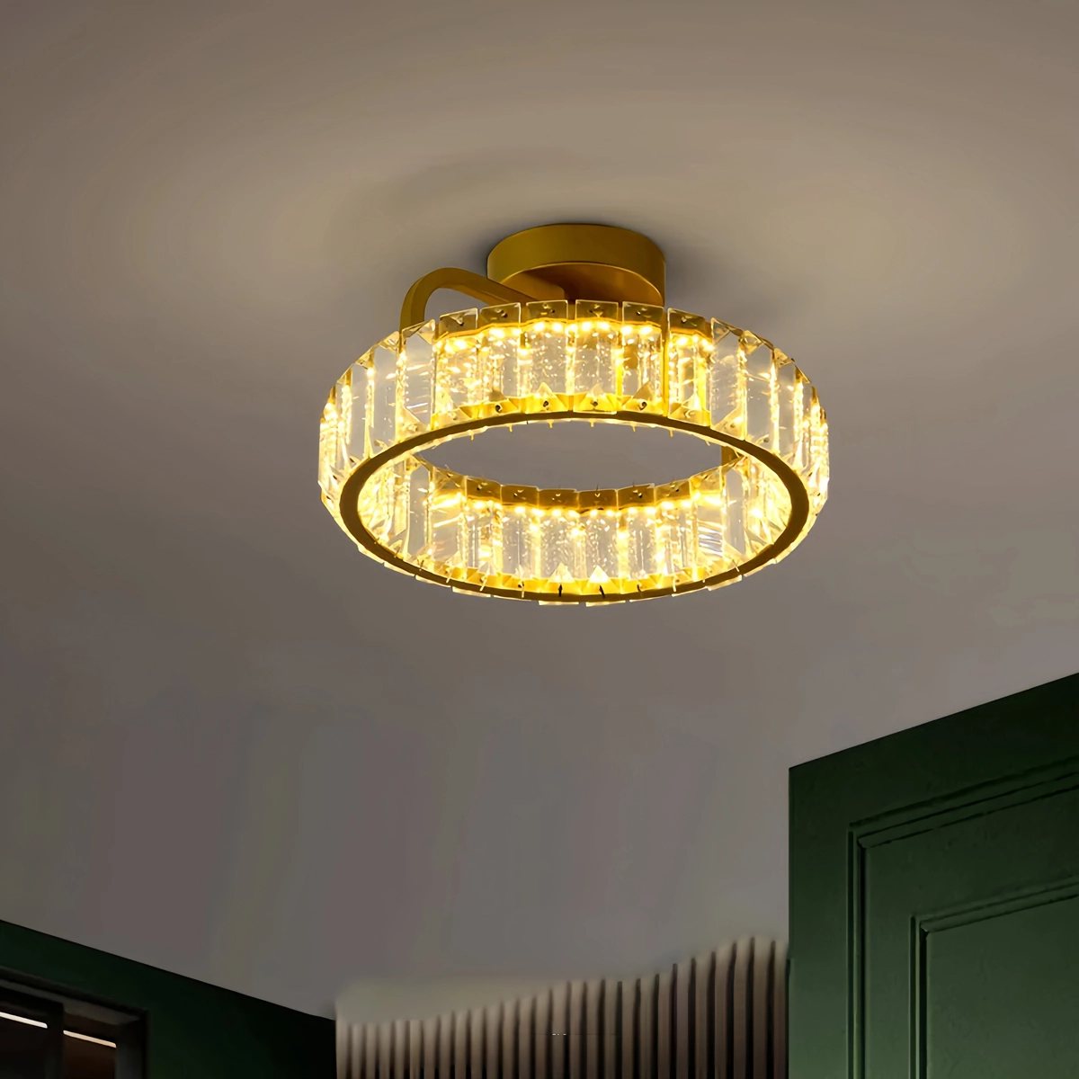 Feyran Loft Crystal Ceiling Lamp for Living Room