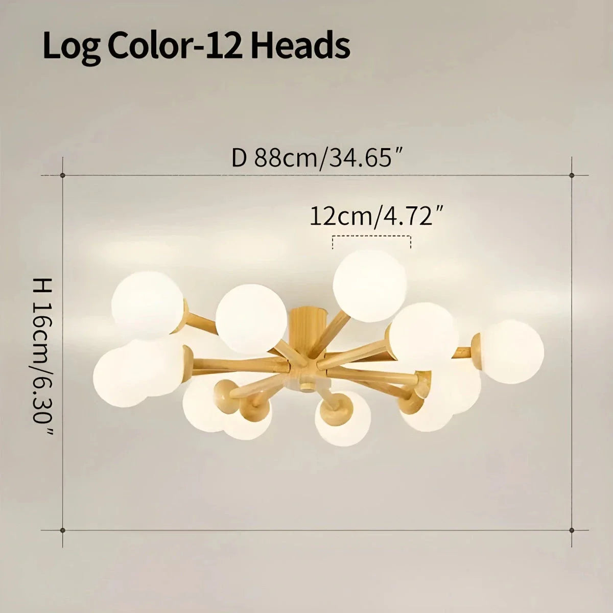 Feyran Nordic Wooden Dining Room Ceiling Light
