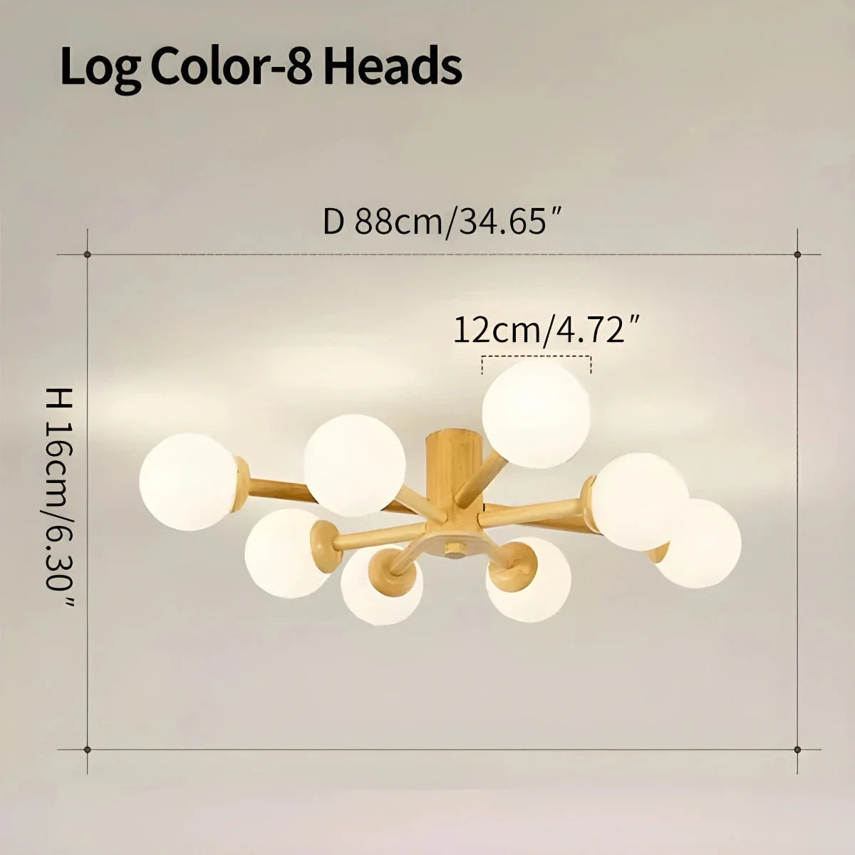 Feyran Nordic Wooden Dining Room Ceiling Light