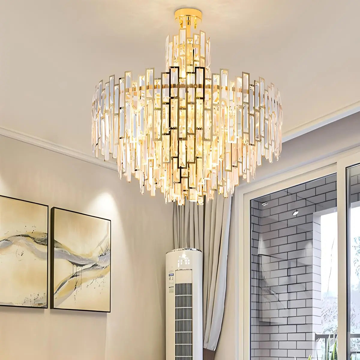 Feyran Lucienne Crystal Chandelier for Living Room