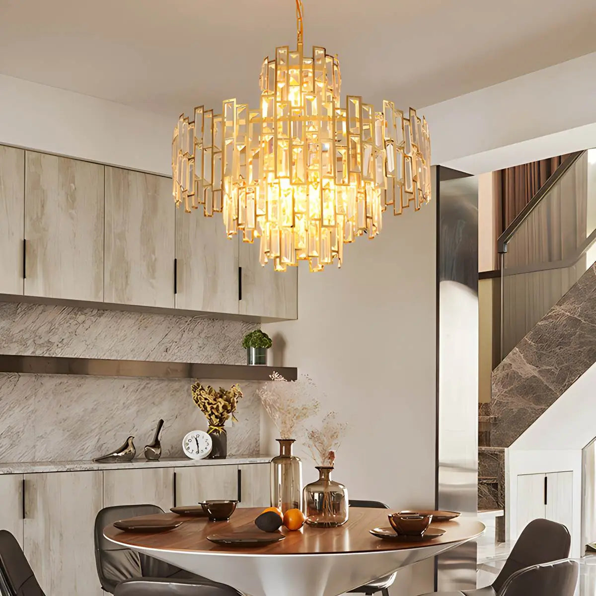 Feyran Lucienne Crystal Chandelier for Living Room