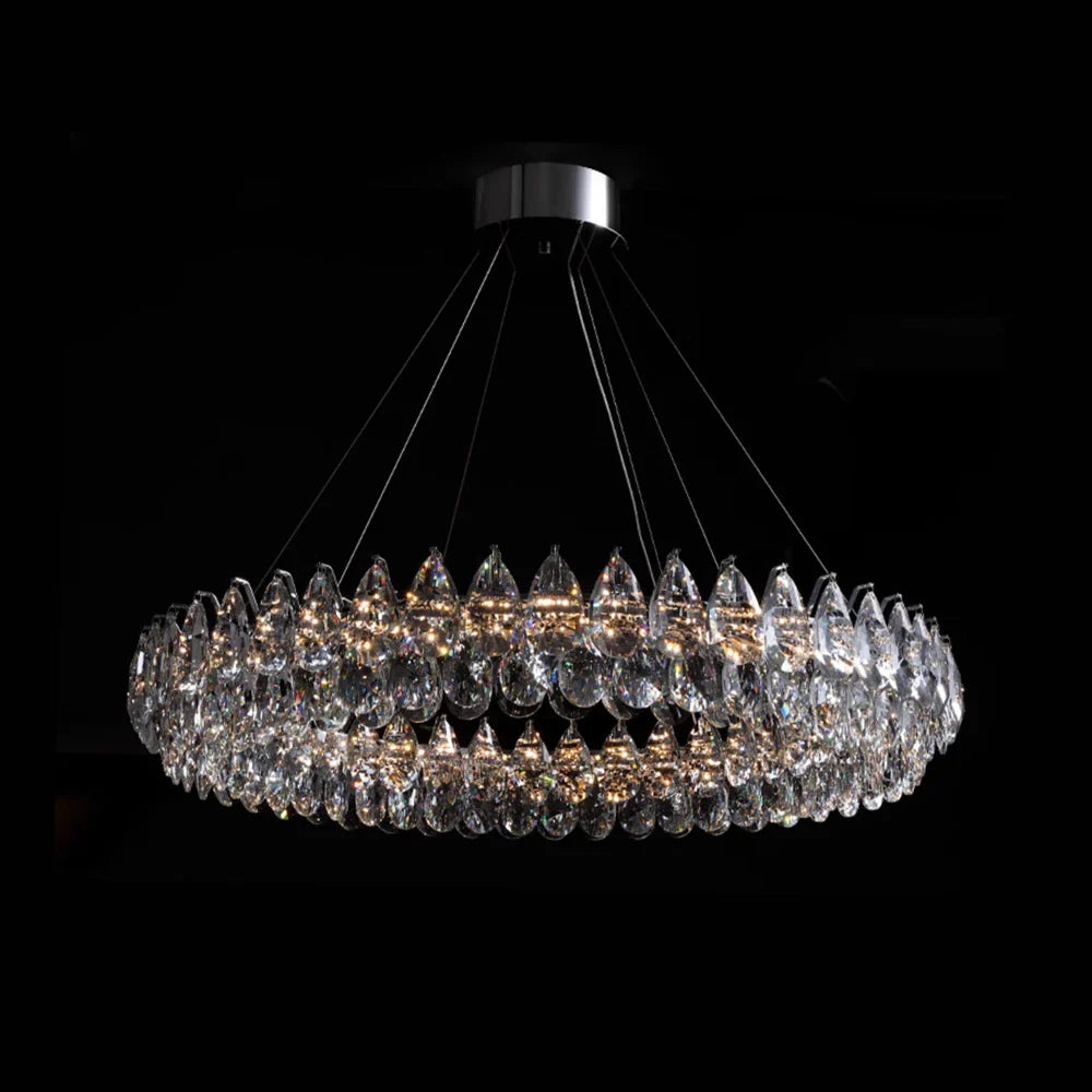 Luxury Water Drop Crystal Chandelier- Feyran