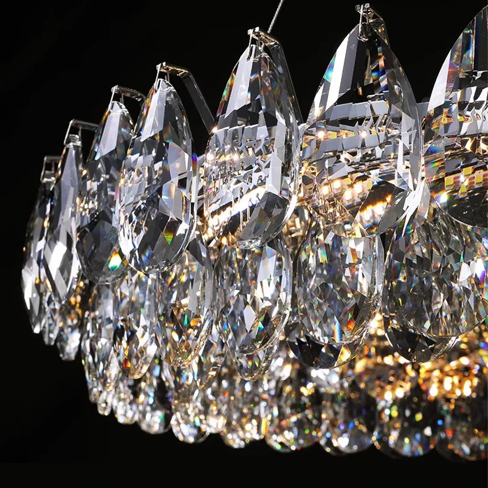 Luxury Water Drop Crystal Chandelier- Feyran