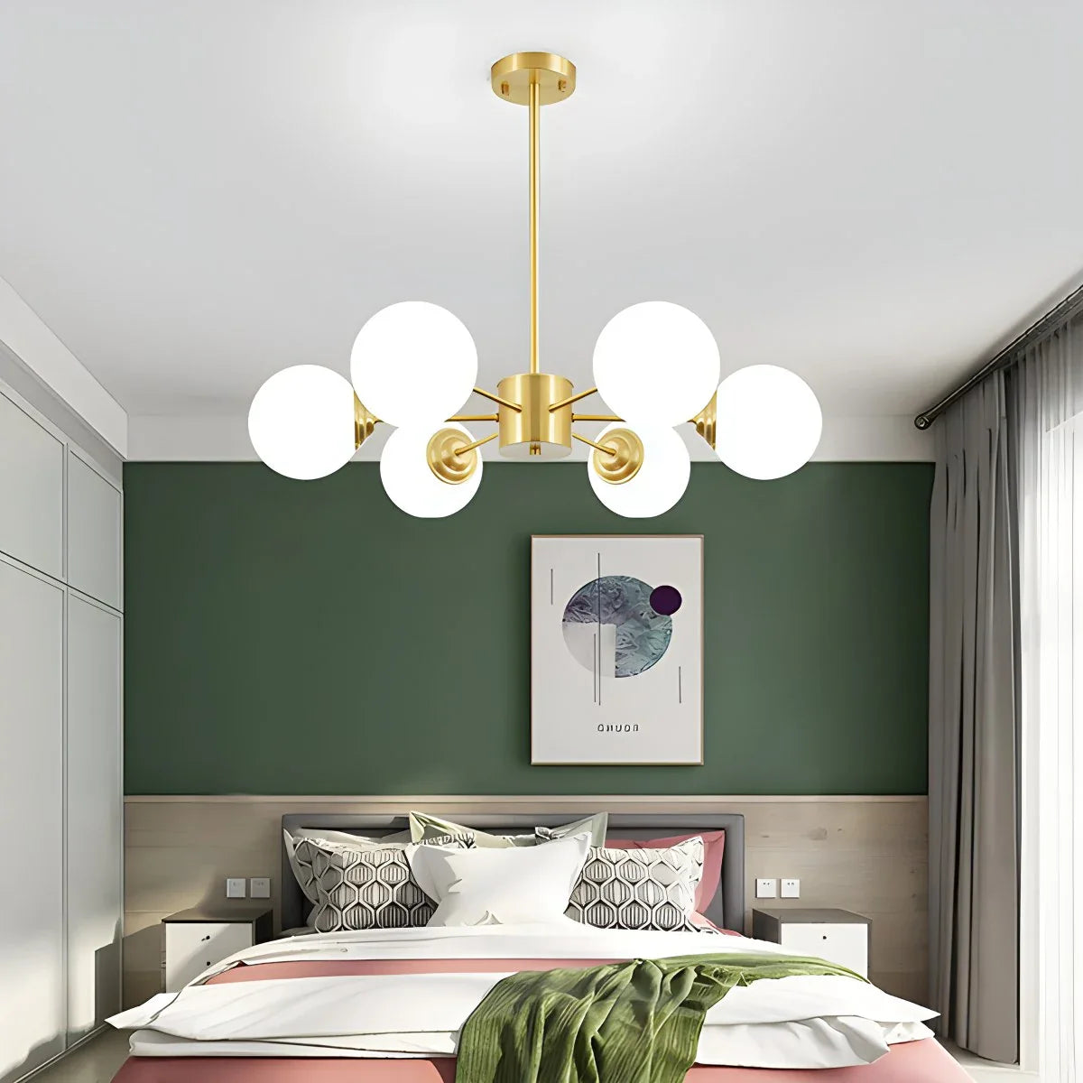 Feyran Melanie Glass Bubble Chandelier