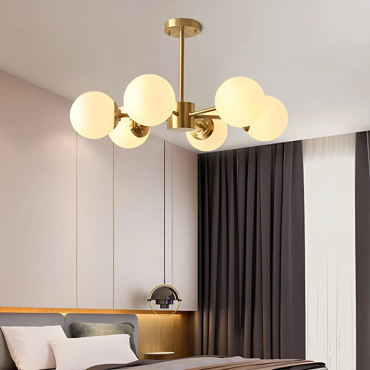 Feyran Melanie Glass Bubble Chandelier