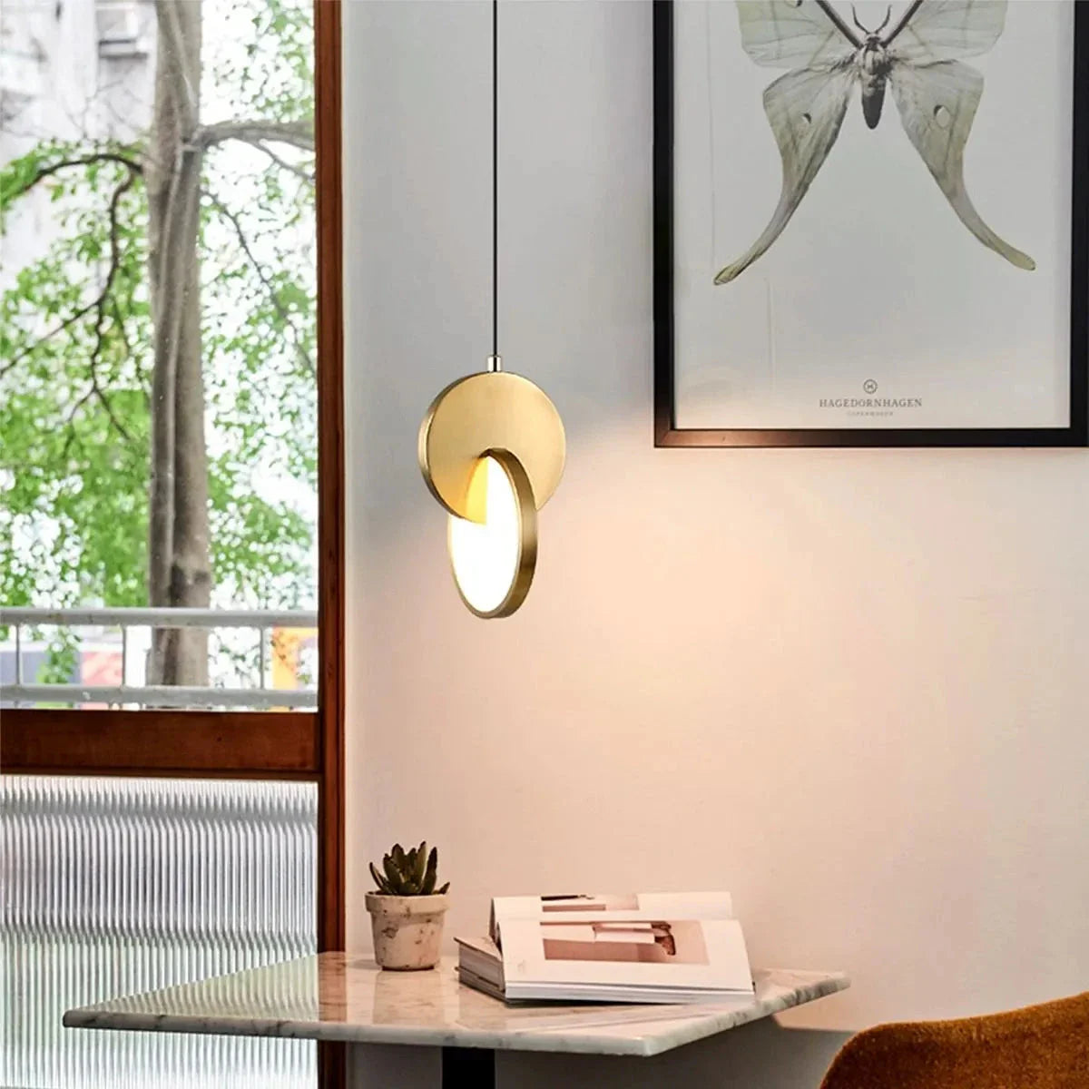 Feyran Minimalist LED Pendant Light for Living Room Kitchen