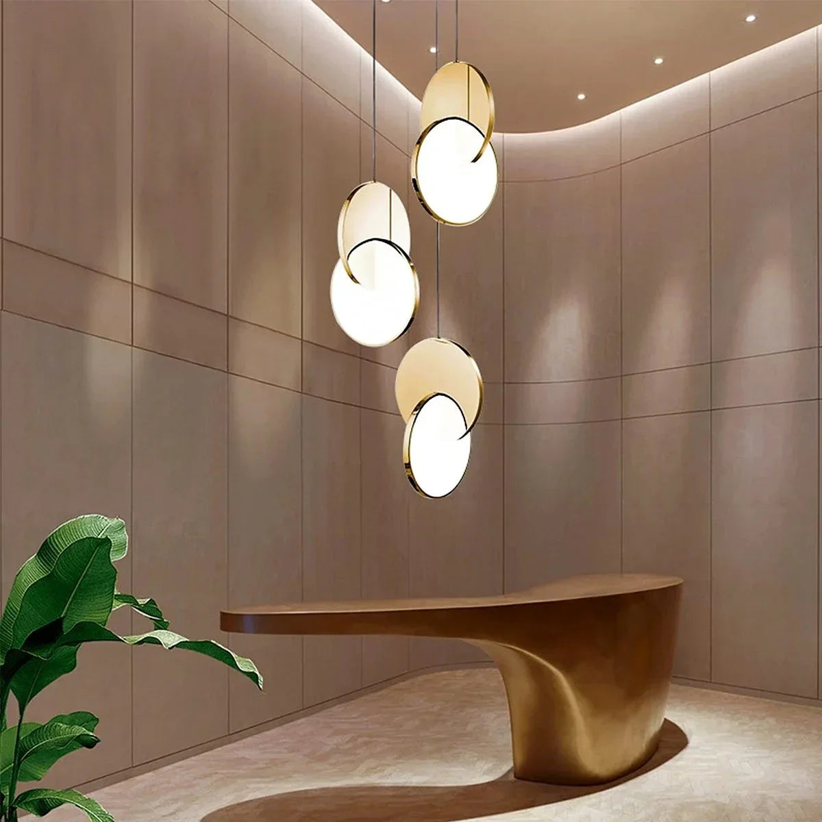 Feyran Minimalist LED Pendant Light for Living Room Kitchen