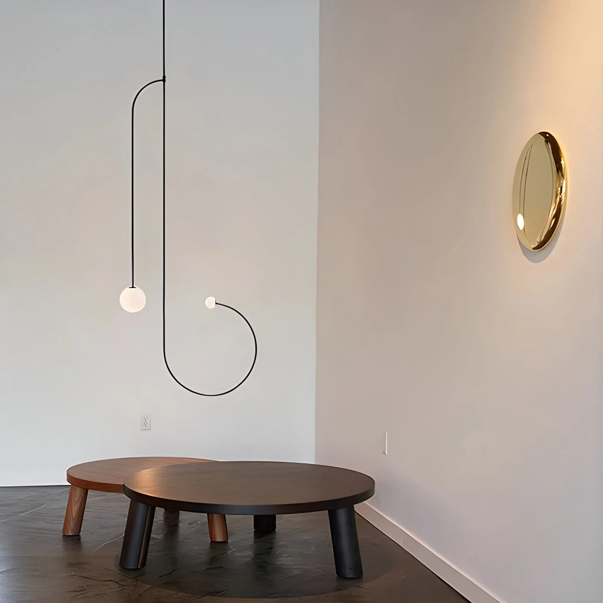 Feyran Minimalist Linear Metal Chandelier