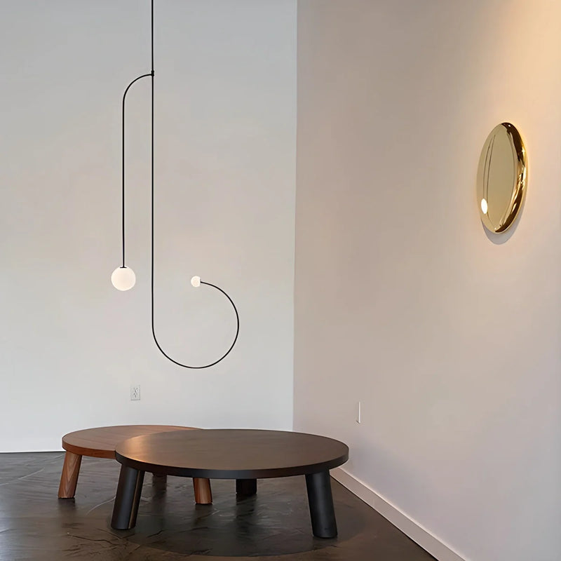 Feyran Minimalist Linear Metal Chandelier