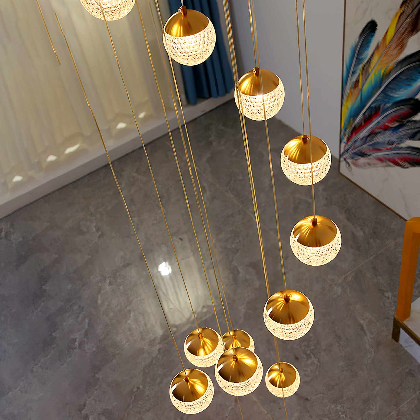Feyran Modern Art Deco Multi Pendant Light