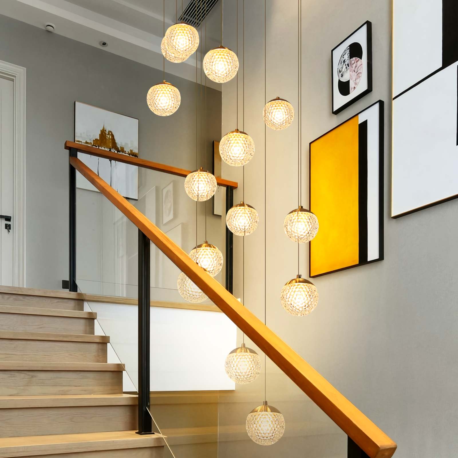 Feyran Modern Art Deco Multi Pendant Light