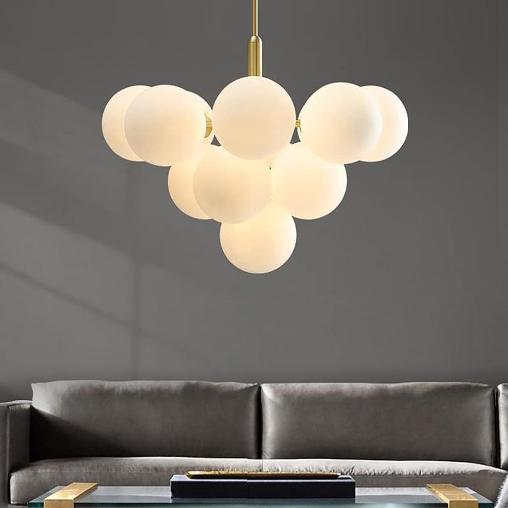Modern Bubble Cluster Globe Pendant Light - Feyran