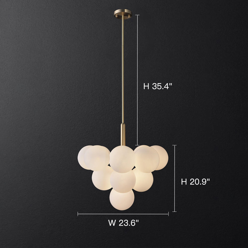 Modern Bubble Cluster Globe Pendant Light - Feyran