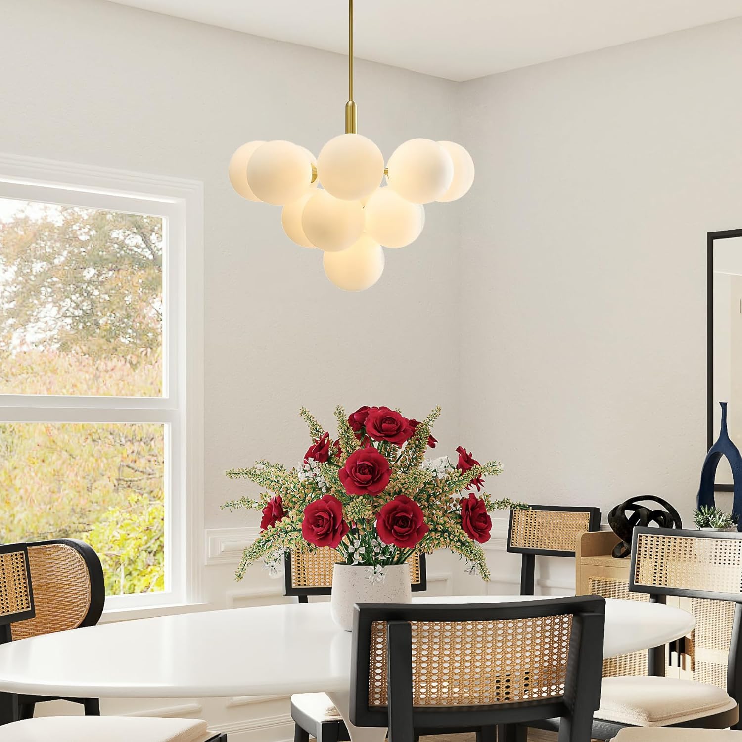Modern Bubble Cluster Globe Pendant Light - Feyran