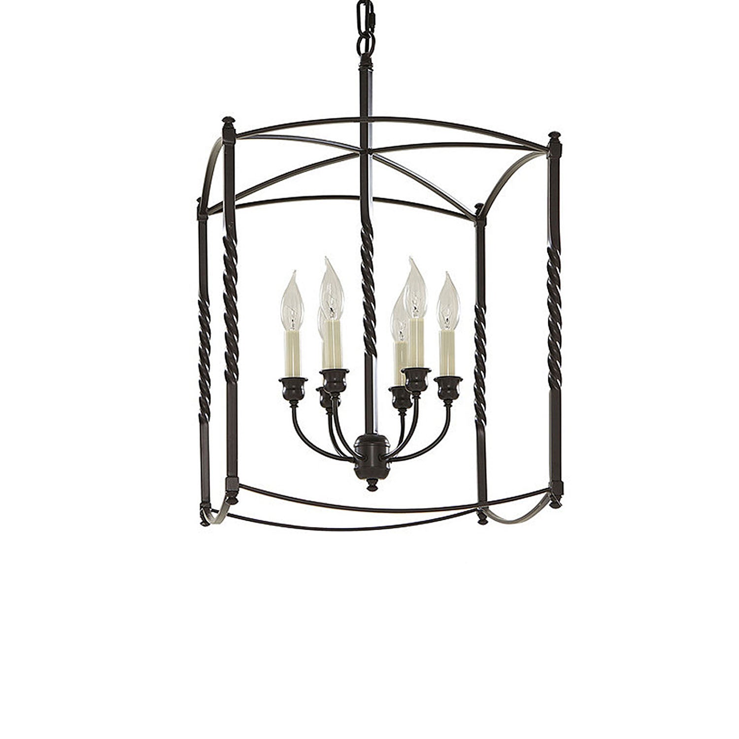 Modern Industry Lantern Geometric Chandelier - Rustic Design | Feyran