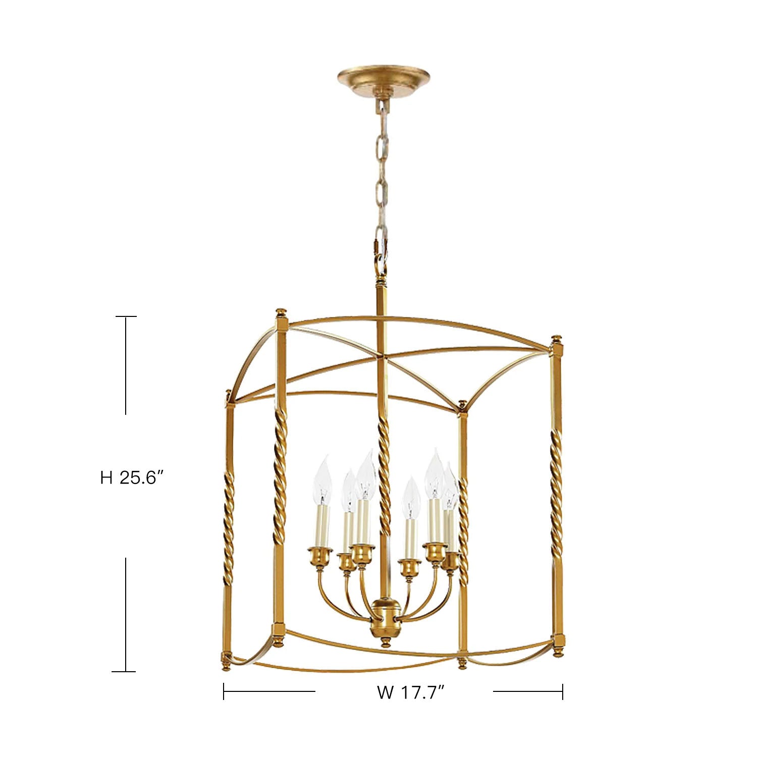 Modern Industry Lantern Geometric Chandelier - Rustic Design | Feyran