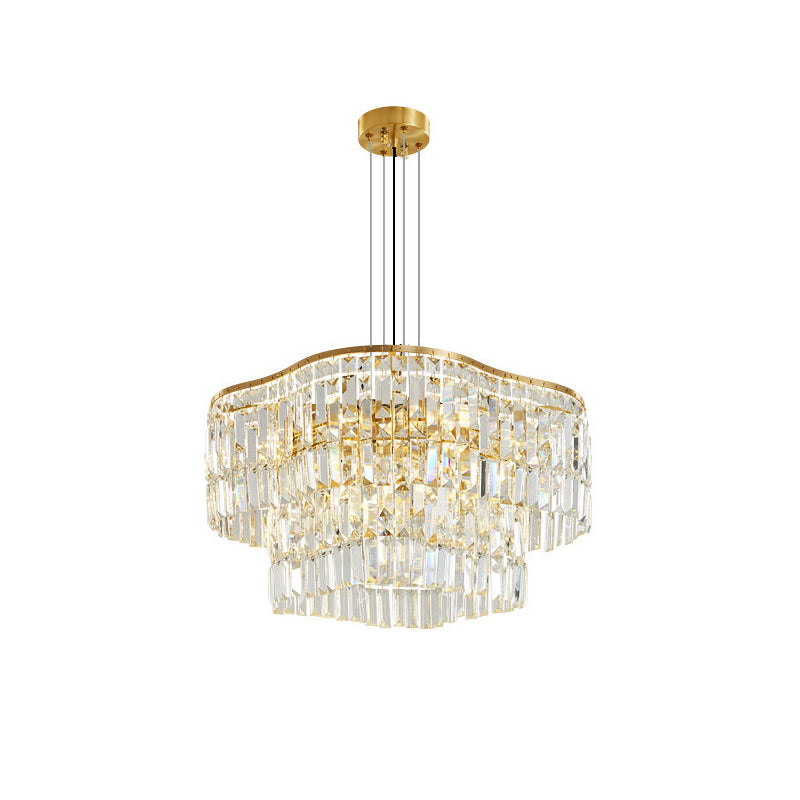 Modern Luxury Gold Crystal Chandelier | Feyran