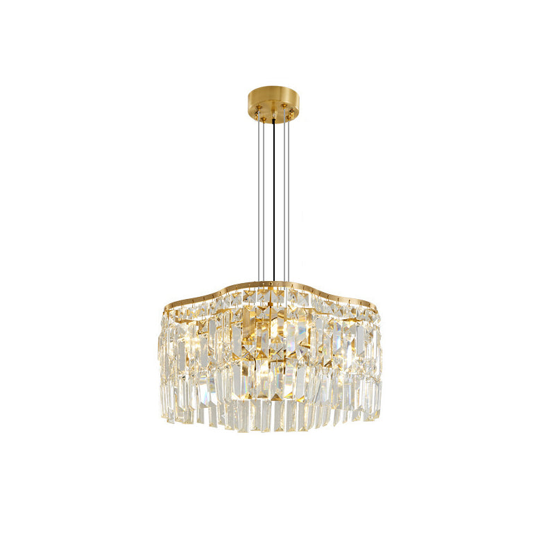Modern Luxury Gold Crystal Chandelier | Feyran