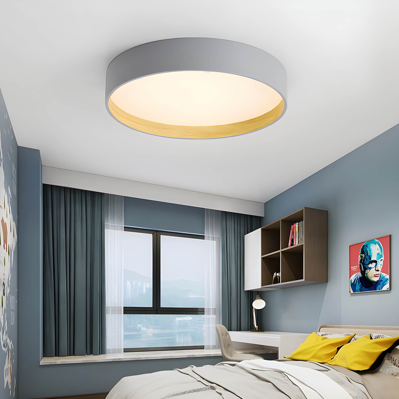 Feyran Quinn Modern Round Ceiling Light