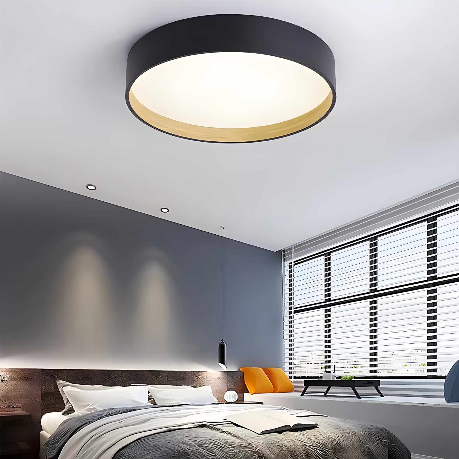 Feyran Quinn Modern Round Ceiling Light