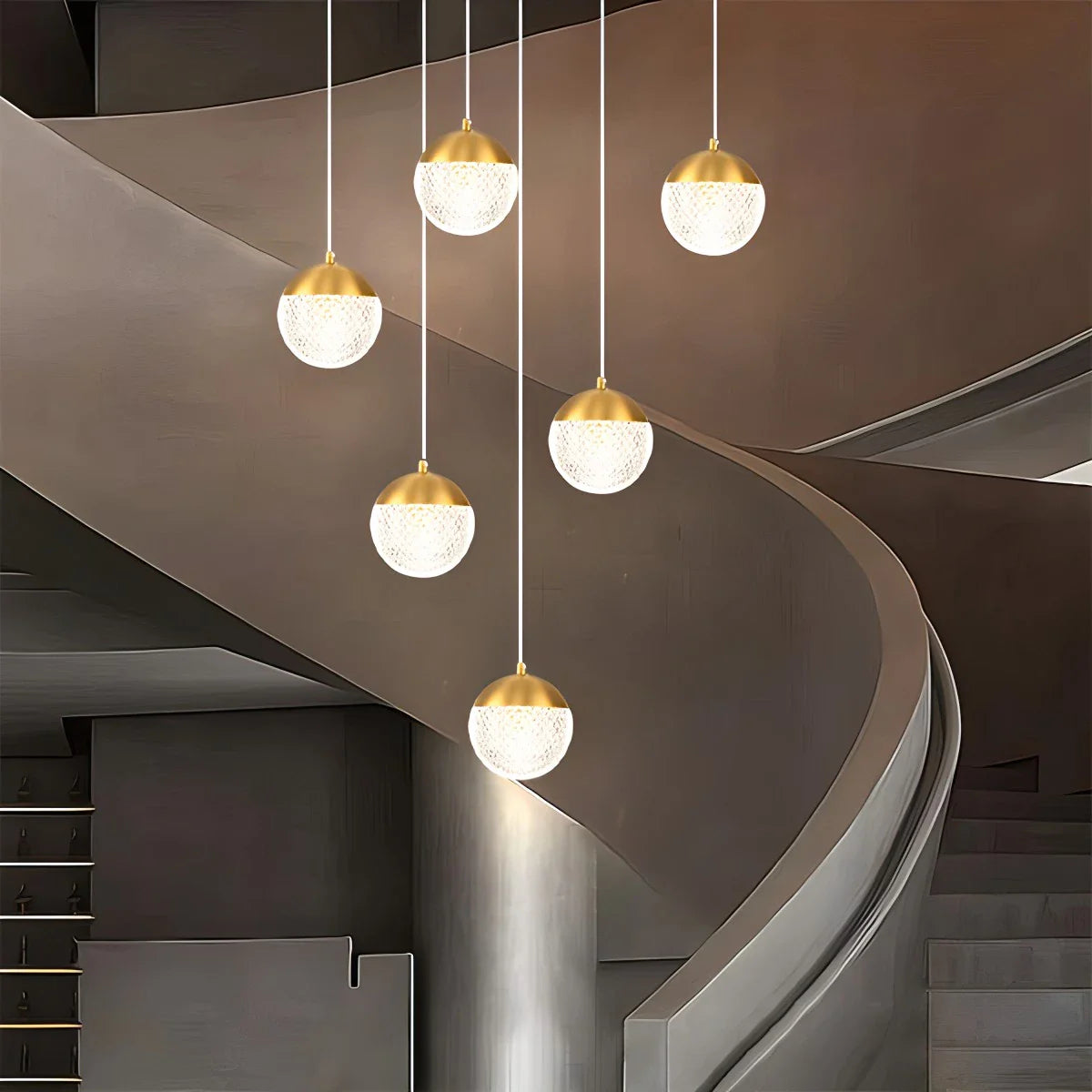 Feyran Modern Art Deco Multi Pendant Light