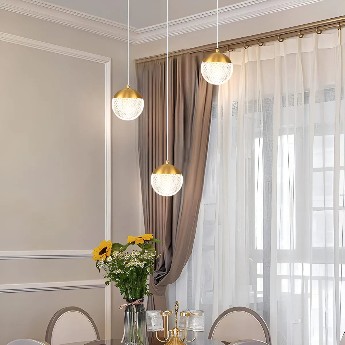 Feyran Modern Art Deco Multi Pendant Light