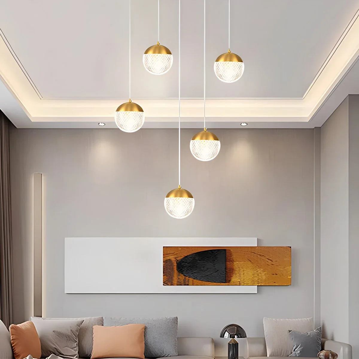 Feyran Modern Art Deco Multi Pendant Light