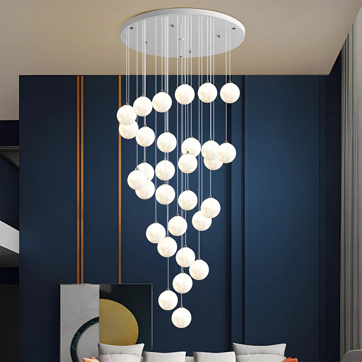 Feyran Modern Attic 3D Moon Celestial Chandelier