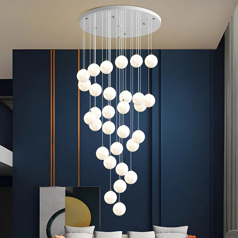 Feyran Modern Attic 3D Moon Celestial Chandelier