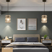 Modern Creative Crystal Chandelier - Long Line Pendant Light - Bedroom