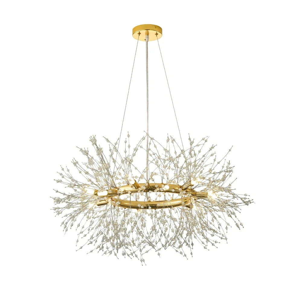 Modern Crystal Firework Sputnik Chandelier Pendant Ceiling Light-Feyran Light