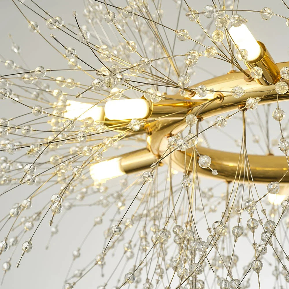 Modern Crystal Firework Sputnik Chandelier Pendant Ceiling Light-Feyran Light