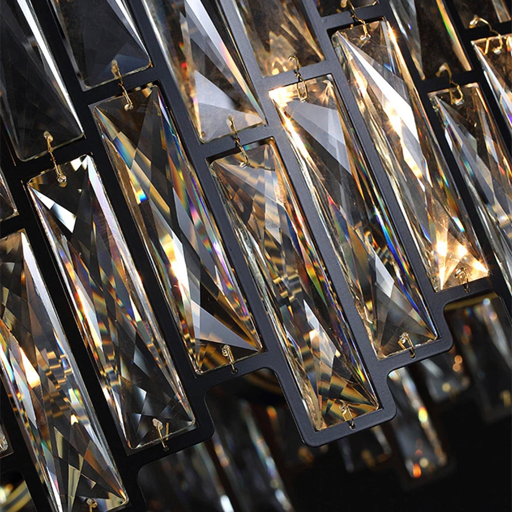 Clytia Modern Geometric Crystal Chandelier-Feyran