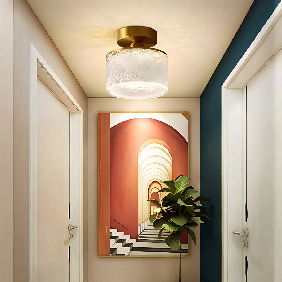 Feyran Modern Cup Crystal Ceiling Lamp