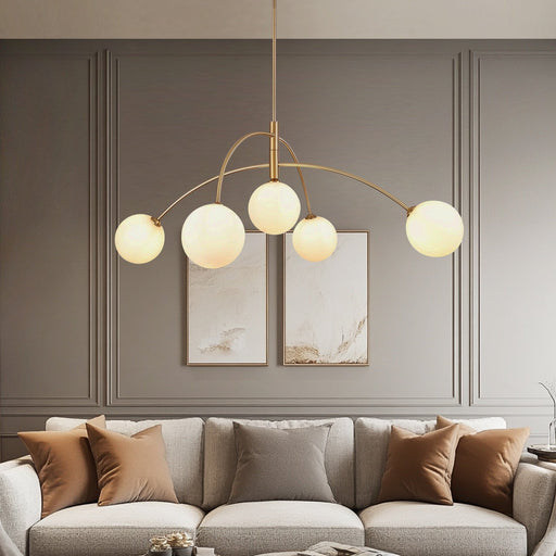 Modern Irregular Arc Globe Chandelier ch390 20250704 Feyran