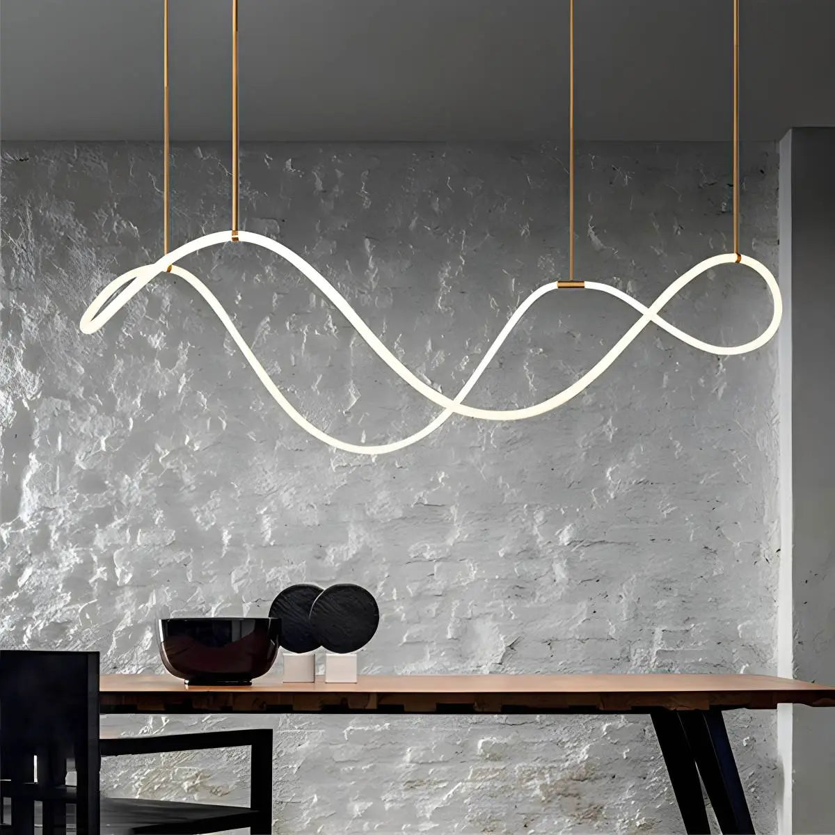 Feyran Modern Long Hose Led Pendant Light for Dining Room