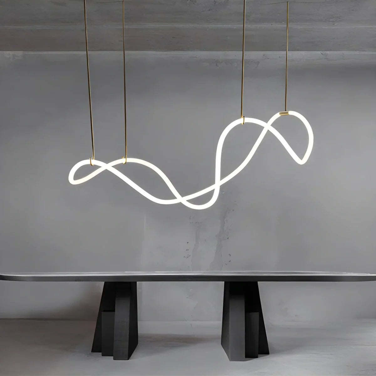 Feyran Modern Long Hose Led Pendant Light for Dining Room