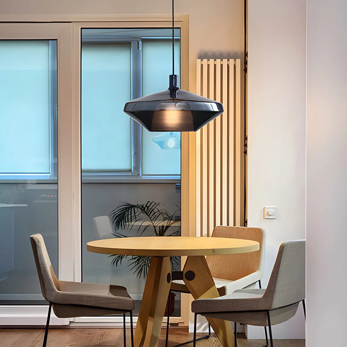 Feyran Modern Minimalist LED Glass Pendant Light for Kitchen