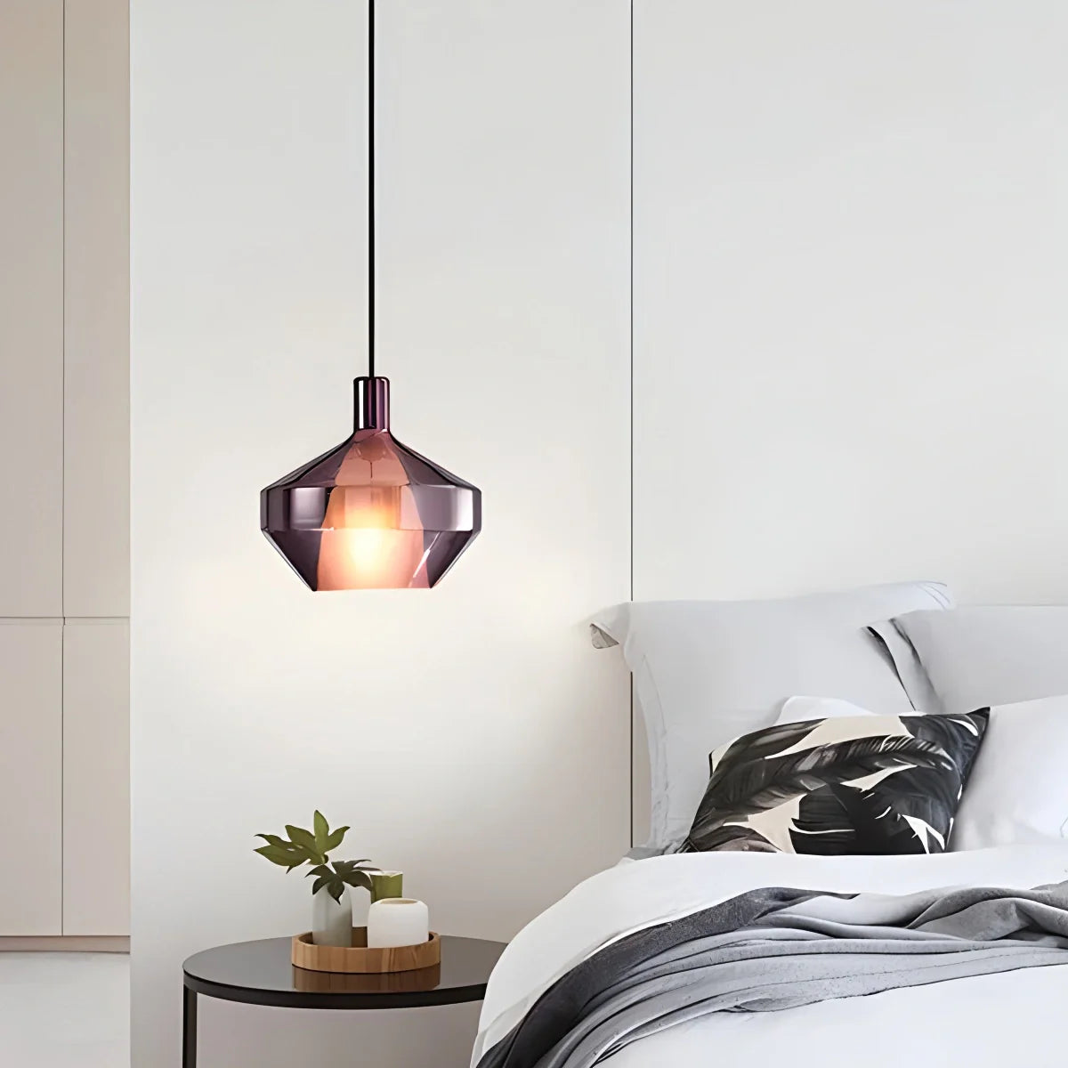 Feyran Modern Minimalist LED Glass Pendant Light for Kitchen