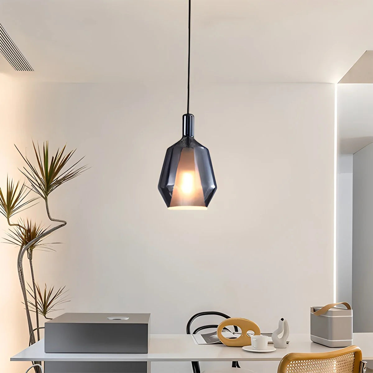 Feyran Modern Minimalist LED Glass Pendant Light for Kitchen