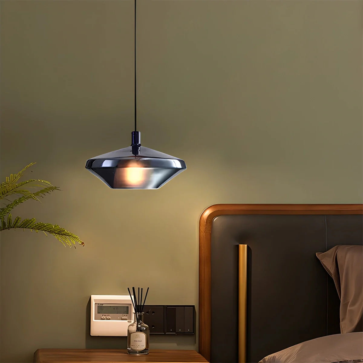 Feyran Modern Minimalist LED Glass Pendant Light for Kitchen