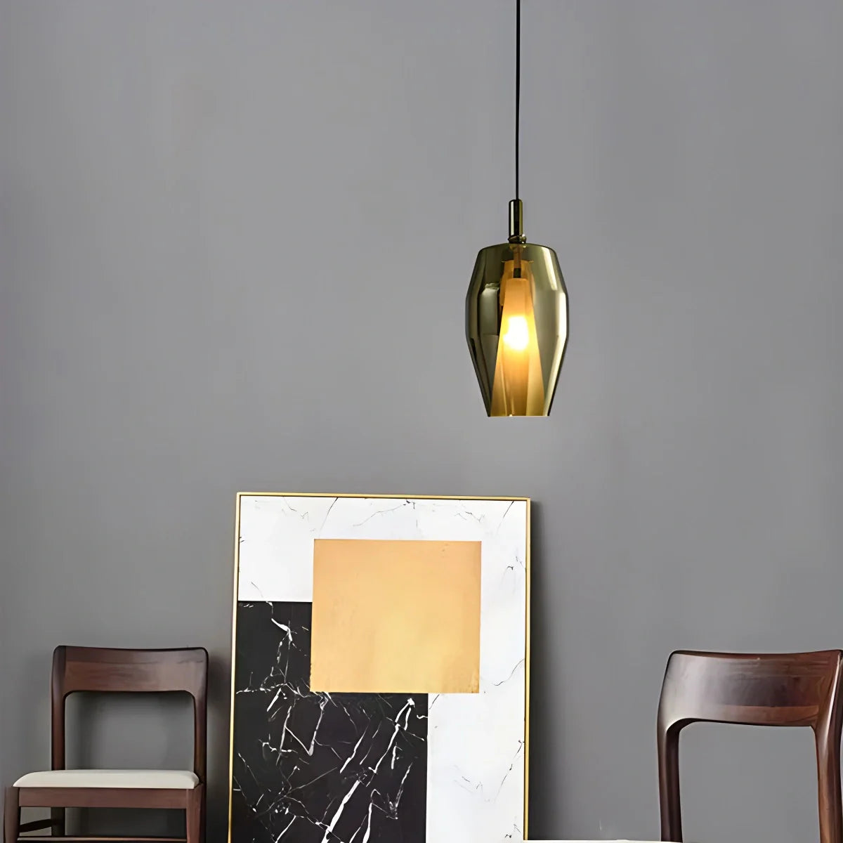 Feyran Modern Minimalist LED Glass Pendant Light for Kitchen