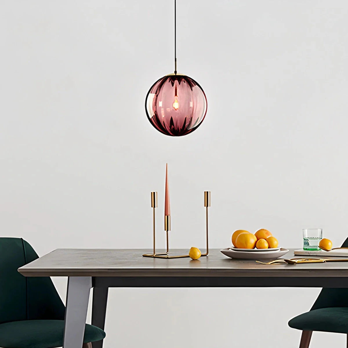 Feyran Modern Nordic Water Pattern Glass Ball Pendant Light