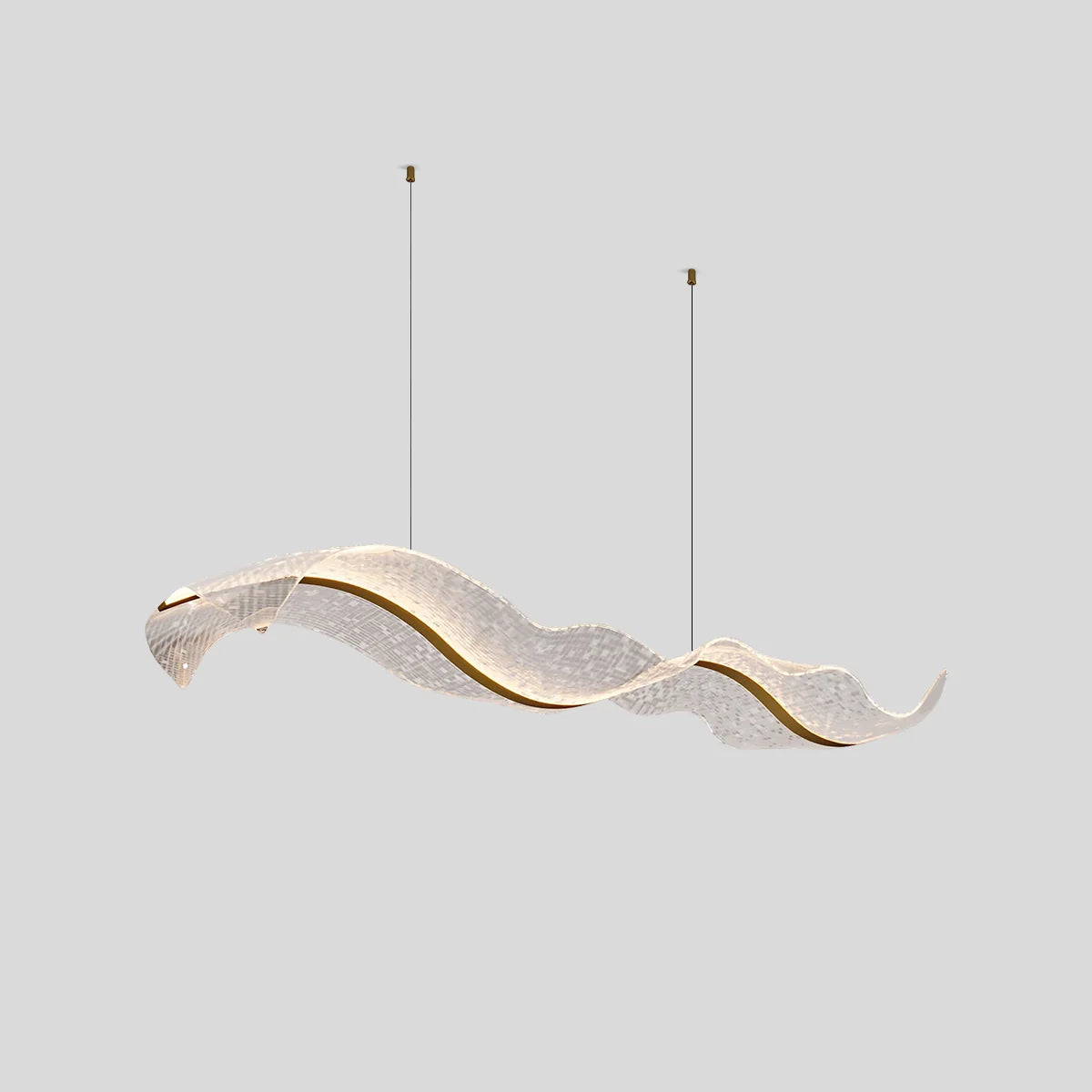Feyran Modern LED Wave Acrylic Chandelier
