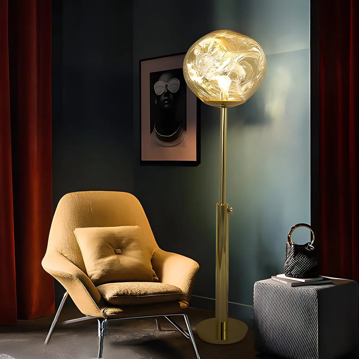 Feyran Multi-Light Melt Lava Floor Lamp