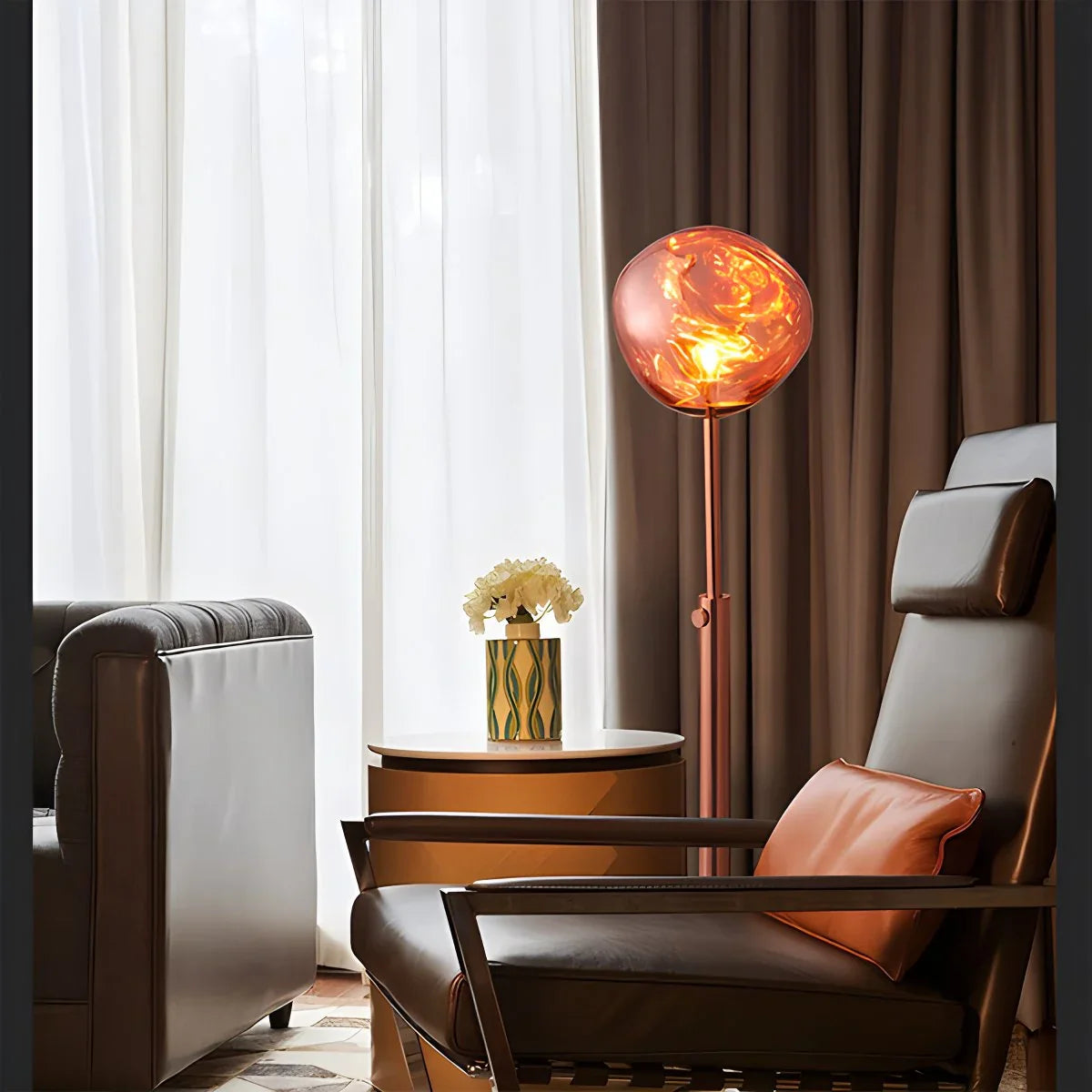 Feyran Multi-Light Melt Lava Floor Lamp