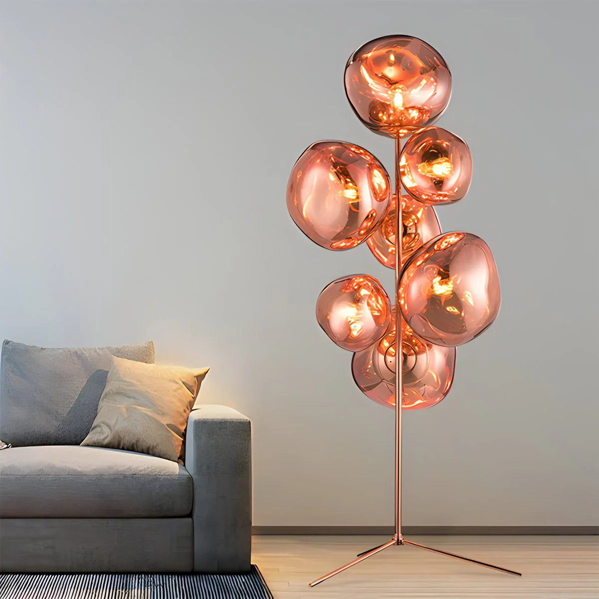 Feyran Multi-Light Melt Lava Floor Lamp